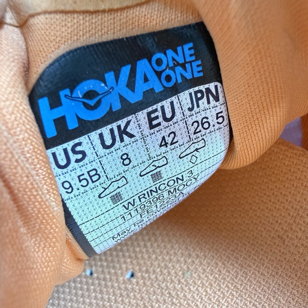 Hoka One One Rincon 3 Running Shoes Women's Size 9.5 B Orange - Picture 7 of 7